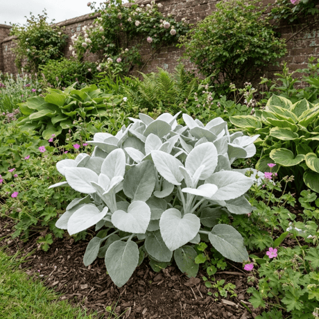 1 Senecio Angel Wings Plant, Hardy Silver Foliage Perennial, Outdoor Garden Ready, 2L Root-Ball - Frankton's