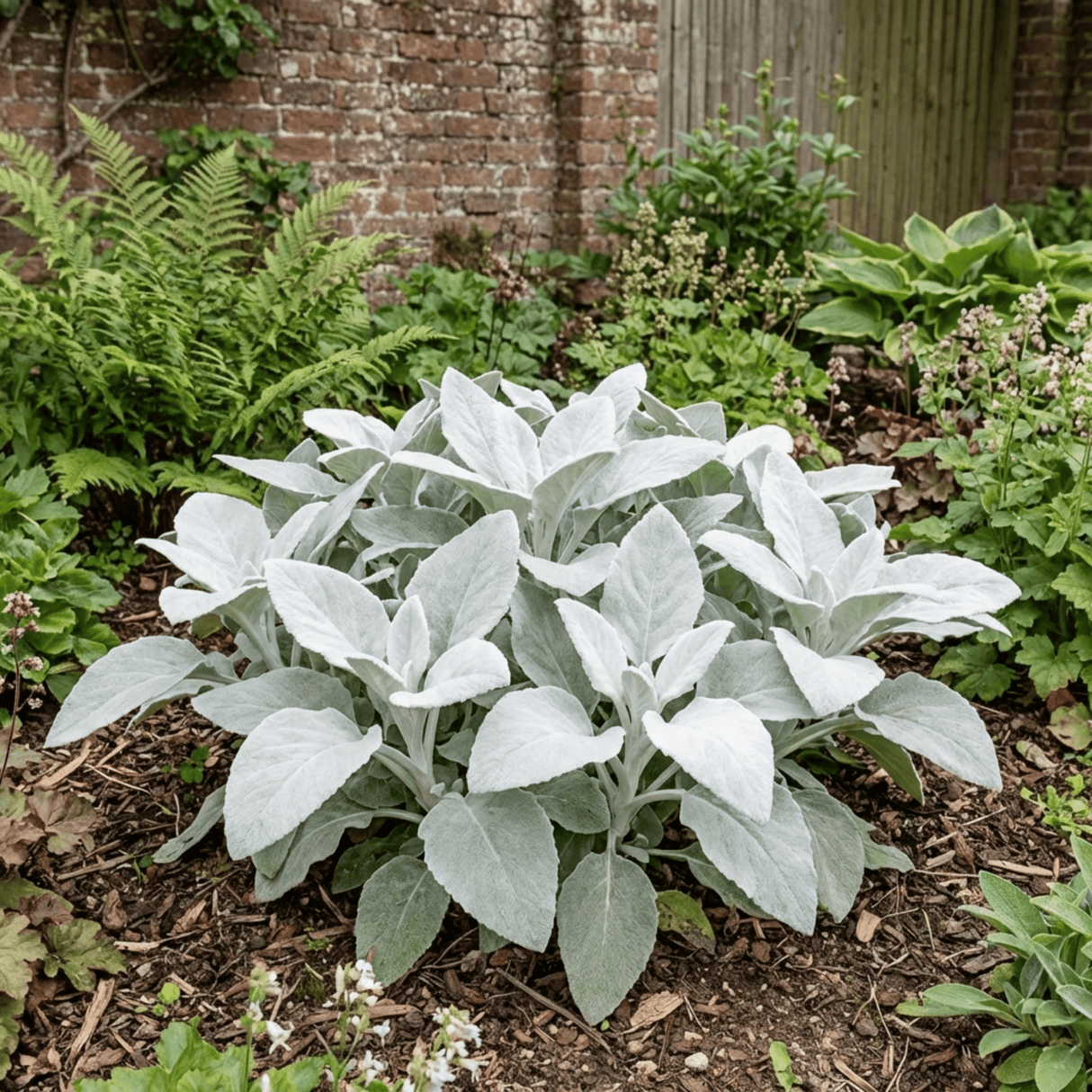 1 Senecio Angel Wings Silver Leaf Perennial Plant, Drought Tolerant, Garden Ready, 23cm/5L Root Ball - Frankton's