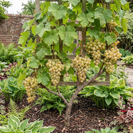 1 Superior Seedless White Grape Vine Plant, Hardy Outdoor Garden Ready, 3 Litre Root-Ball - Frankton's