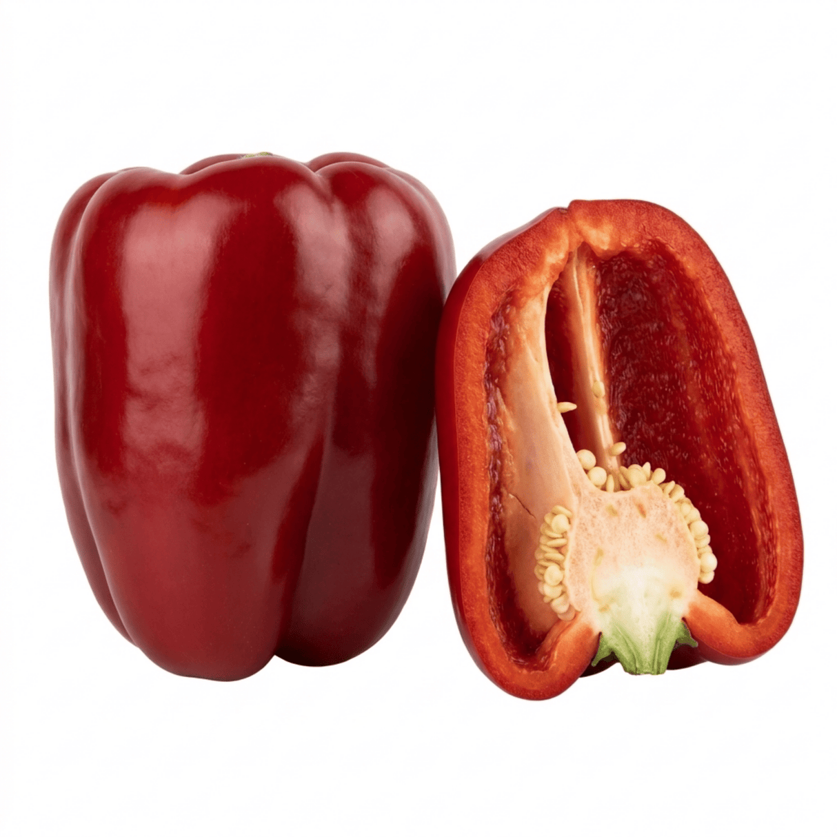 1 Sweet Pepper Red King Plant, Easy to Grow Your Own Vegetables, Garden Ready, 2Ltr Root-Ball - Frankton's
