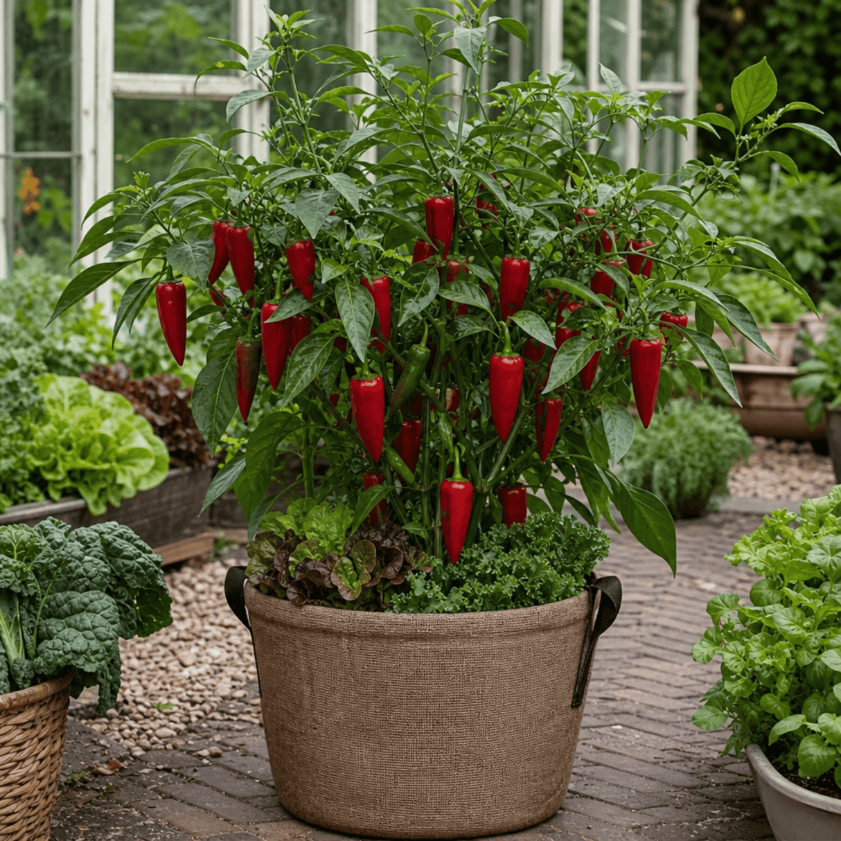 1 Sweet Pepper Thor Live Plant, Outdoor Garden Ready, Grow Your Own Vegetables, 2Ltr Root Ball - Frankton's