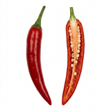 1 Thai Dragon Chilli Pepper Plant, Live Hot Pepper, Grow Your Own Chillies, 2Ltr Root Ball - Frankton's