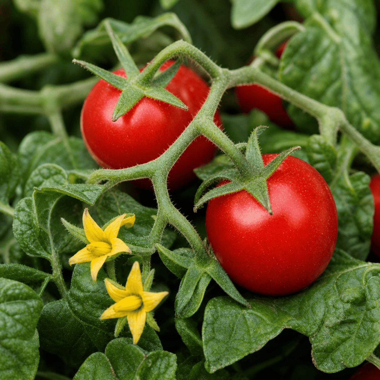 1 Tumbling Tom Red Cherry Tomato Plant, Outdoor Patio Trailing Garden Ready, 2 Litre Root Ball - Frankton's