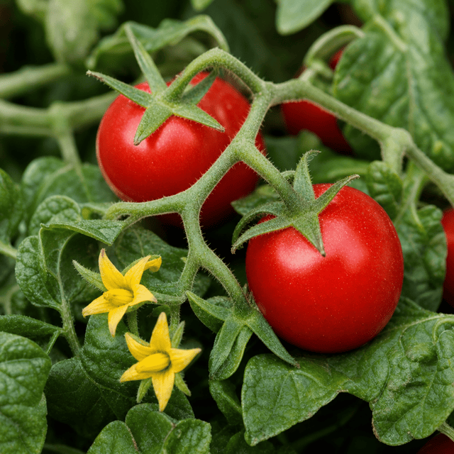 1 Tumbling Tom Red Cherry Tomato Plant, Outdoor Patio Trailing Garden Ready, 2 Litre Root Ball - Frankton's