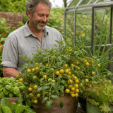 1 Tumbling Tom Yellow Cherry Tomato Plant, Patio Trailing, Outdoor Garden Ready, 2 Litre Root Ball - Frankton's