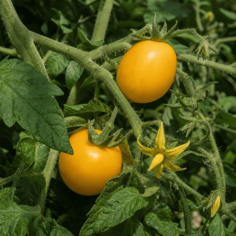 1 Tumbling Tom Yellow Cherry Tomato Plant, Patio Trailing, Outdoor Garden Ready, 2 Litre Root Ball - Frankton's