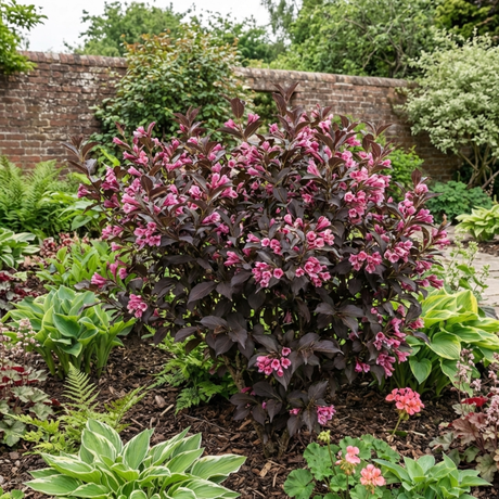1 Weigela Florida Victoria Plant, Hardy Flowering Shrub, Outdoor Garden Ready, 2L Root-Ball - Frankton's