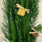 Christmas tree in Jute Sack with baubles - Frankton's