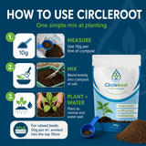 CircleRoot Advanced Soil Enhancer - Use 50% Less Water, 500grm Pouch - Frankton's