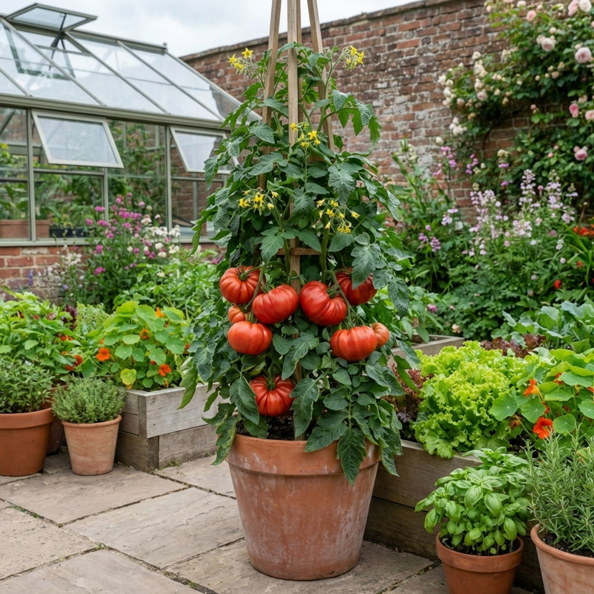 Set of 3 or 6 Large Plants - Tomato Supersteak Variety, Ready to Plant in Your Garden