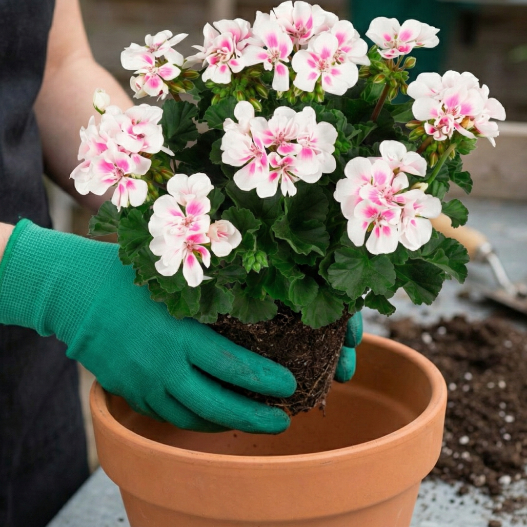 Set of 3 or 6 Large Plants - Pelargonium Toscana Dolce Vita Stella, Ready to Plant in Garden
