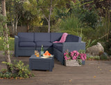 Provence 5 Seater Corner Lounge Set - Graphite - Frankton's