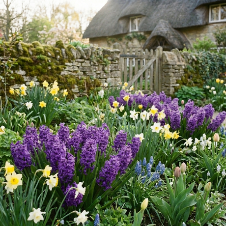 Purple Hyacinth Plants in Pots – 3 x 1 Litre Pots (9 Flowering Bulbs) - Frankton's