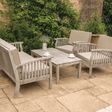 Repton Classic Lounge Wooden Garden Furniture Set - Grey - Frankton's