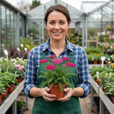 Set of 3 or 6 Achillea Millefolium Cerise Queen Plants, Hardy Pink Yarrow, Summer Flowering Perennial, Outdoor Garden Ready, 1 Litre / 11cm Root-Ball - Frankton's