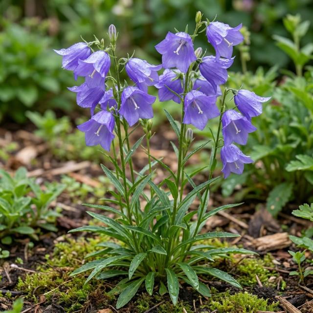 Set of 3 or 6 Campanula Persicifolia Caerulea Hardy Blue Bellflower Plants, Outdoor Garden Ready, 11cm Root-Ball - Frankton's