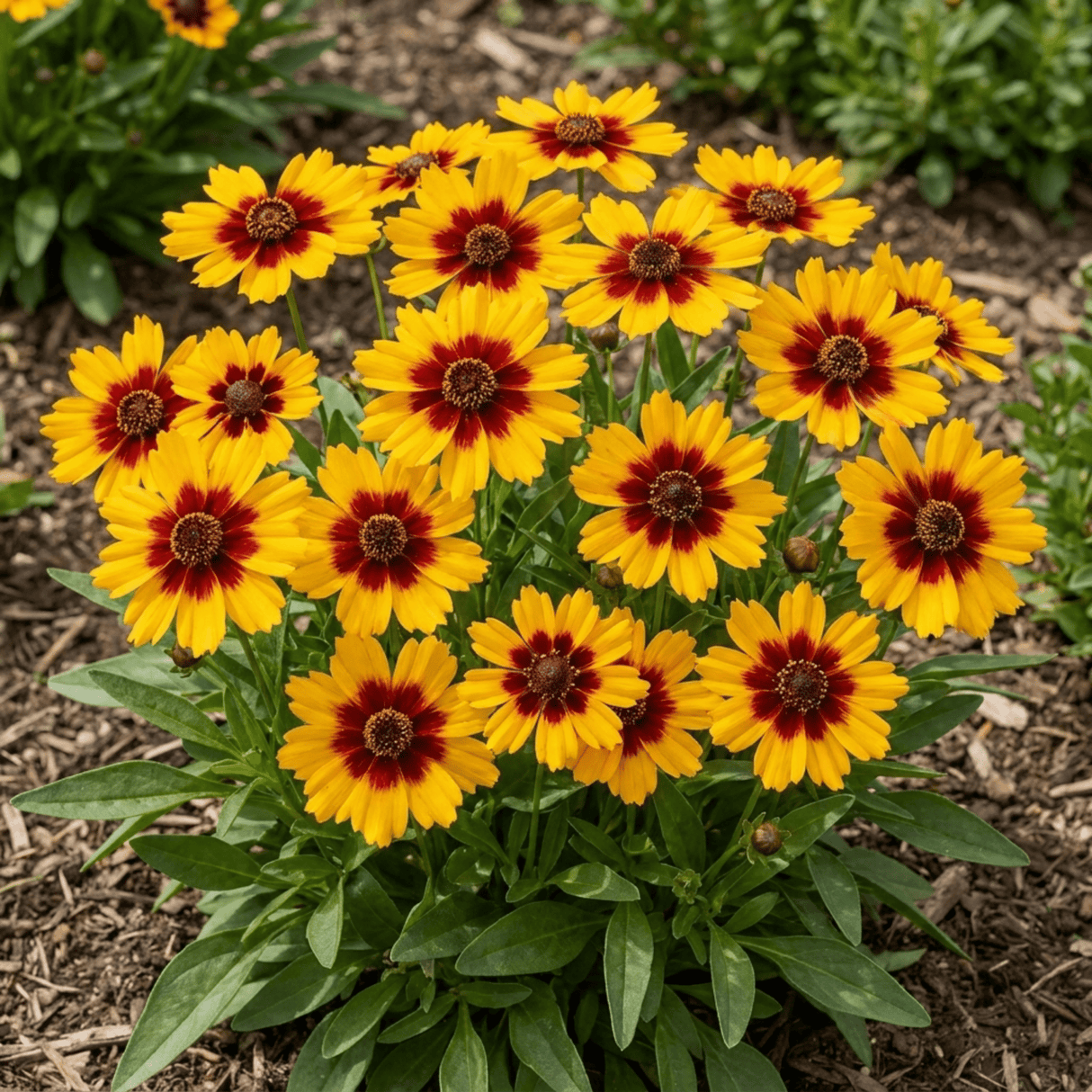 Set of 3 or 6 Coreopsis Sunfire Hardy Perennial Plants, Garden Ready, Bee Friendly, Summer Flowering, 1 Litre Root Ball - Frankton's