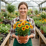 Set of 3 or 6 Coreopsis Uptick Gold Bronze Hardy Perennial Plants, Bee Friendly Summer Flowering, 1 Litre Root Ball - Frankton's