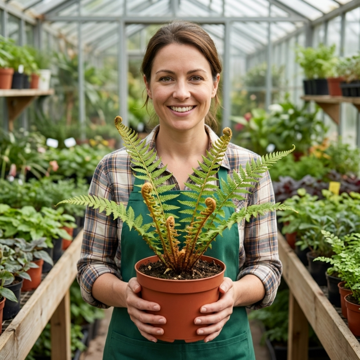 Set of 3 or 6 Dryopteris affinis Montana Male Fern Hardy Evergreen Perennial Plants, Shade Loving Garden Plant, 1L Root Ball - Frankton's