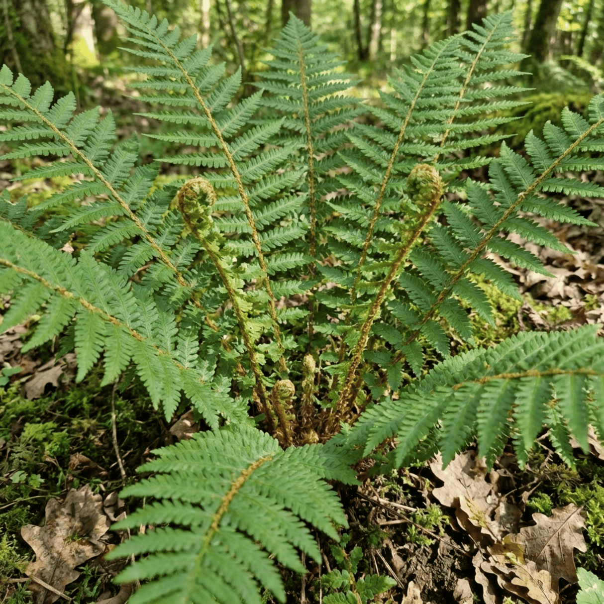 Set of 3 or 6 Dryopteris affinis Montana Male Fern Hardy Evergreen Perennial Plants, Shade Loving Garden Plant, 1L Root Ball - Frankton's