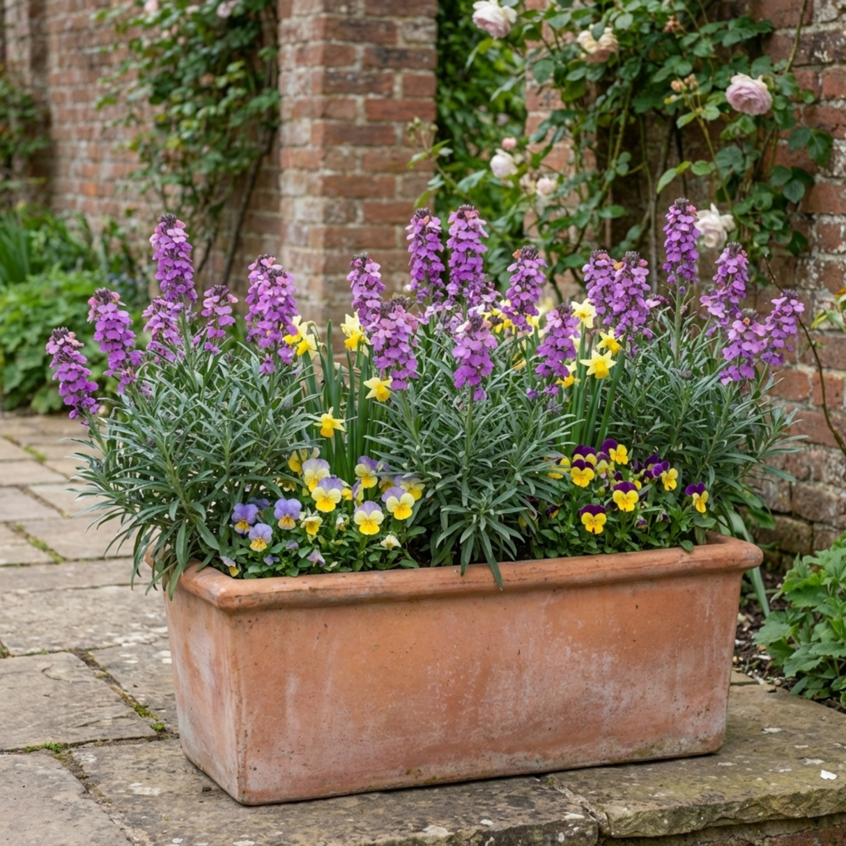 Set of 3 or 6 Erysimum Bowles Mauve Evergreen Hardy Perennial Wallflower Plants, Outdoor Garden Ready, 1 Litre / 11cm Root-Ball - Frankton's