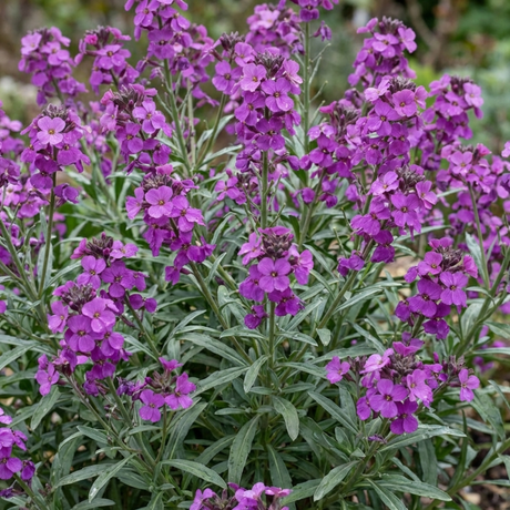 Set of 3 or 6 Erysimum Bowles Mauve Evergreen Hardy Perennial Wallflower Plants, Outdoor Garden Ready, 1 Litre / 11cm Root-Ball - Frankton's