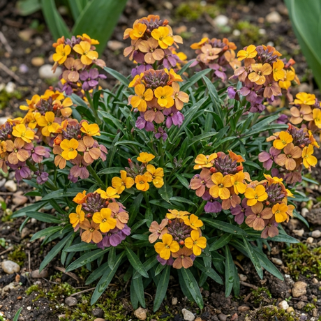 Set of 3 or 6 Erysimum Spring Feeling Hardy Perennial Wallflower Plants, Bee Friendly, Fragrant, Outdoor Garden Ready, 1 Litre / 11cm Root-Ball - Frankton's