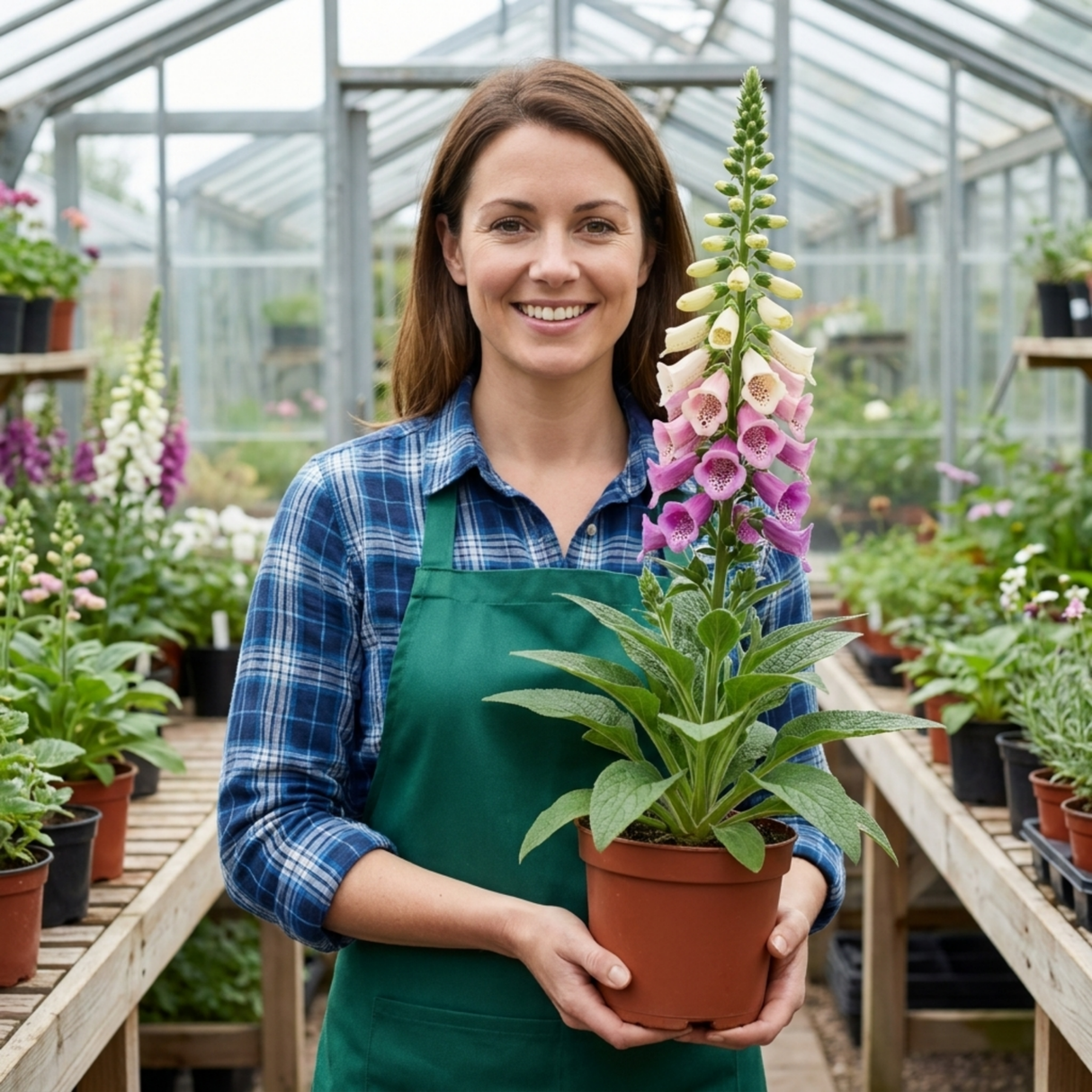 Set of 3 or 6 Foxglove Excelsior Hybrids Plants, Hardy Cottage Garden Perennial, Bee Friendly, 11cm Root-Ball - Frankton's