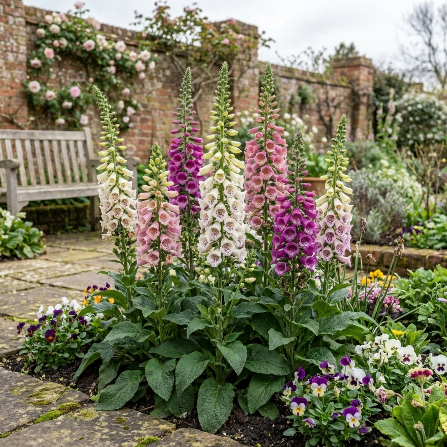 Set of 3 or 6 Foxglove Excelsior Hybrids Plants, Hardy Cottage Garden Perennial, Bee Friendly, 11cm Root-Ball - Frankton's