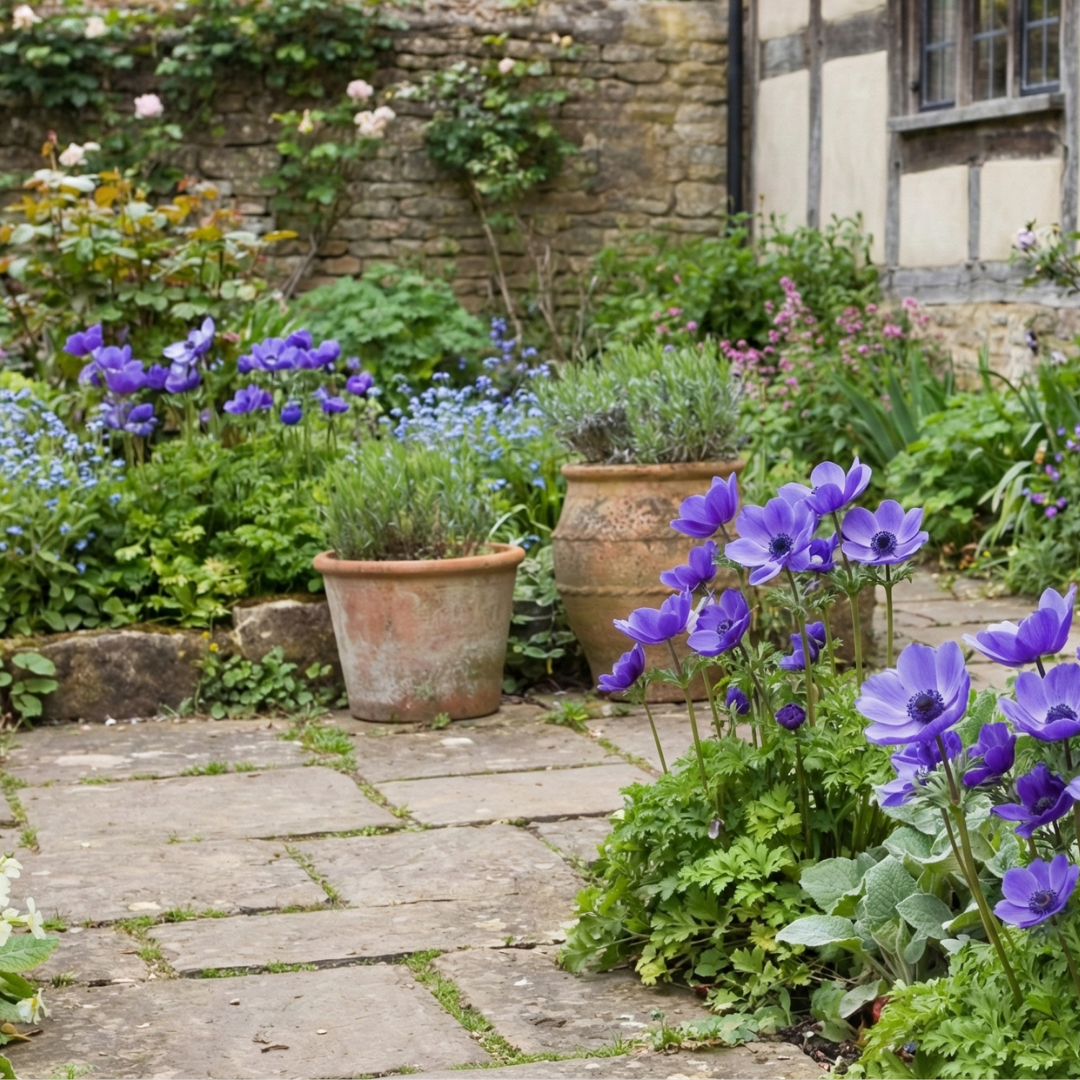 Set of 3 or 6 Garden Ready Plants – Anemone ‘Harmony Blue’, Ready to Plant in Your Garden - Frankton's