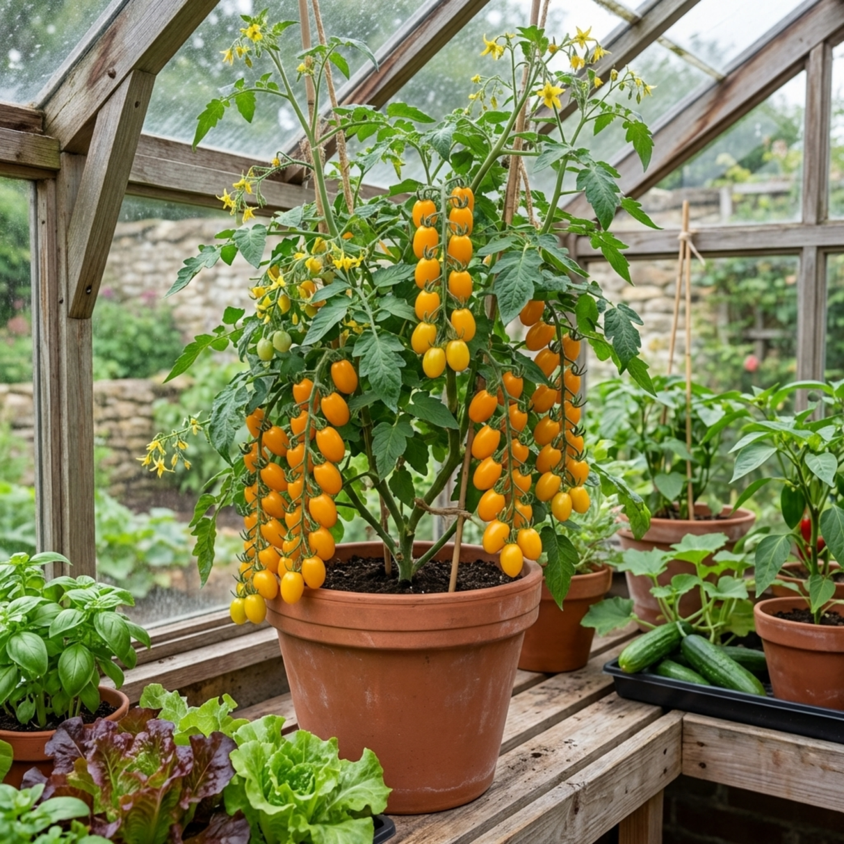 Set of 3 or 6 Honeycomb Tomato Plants, Live Tomato Seedlings, Outdoor Garden Ready, 1L Root Ball - Frankton's