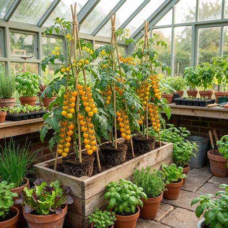 Set of 3 or 6 Honeycomb Tomato Plants, Live Tomato Seedlings, Outdoor Garden Ready, 1L Root Ball - Frankton's