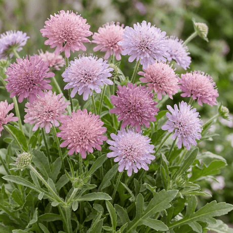 Set of 3 or 6 Knautia Macedonica Melton Pastels Plants, Bee-Friendly Hardy Perennial Scabious, Summer Flowering, 11cm or 1L Root Ball - Frankton's