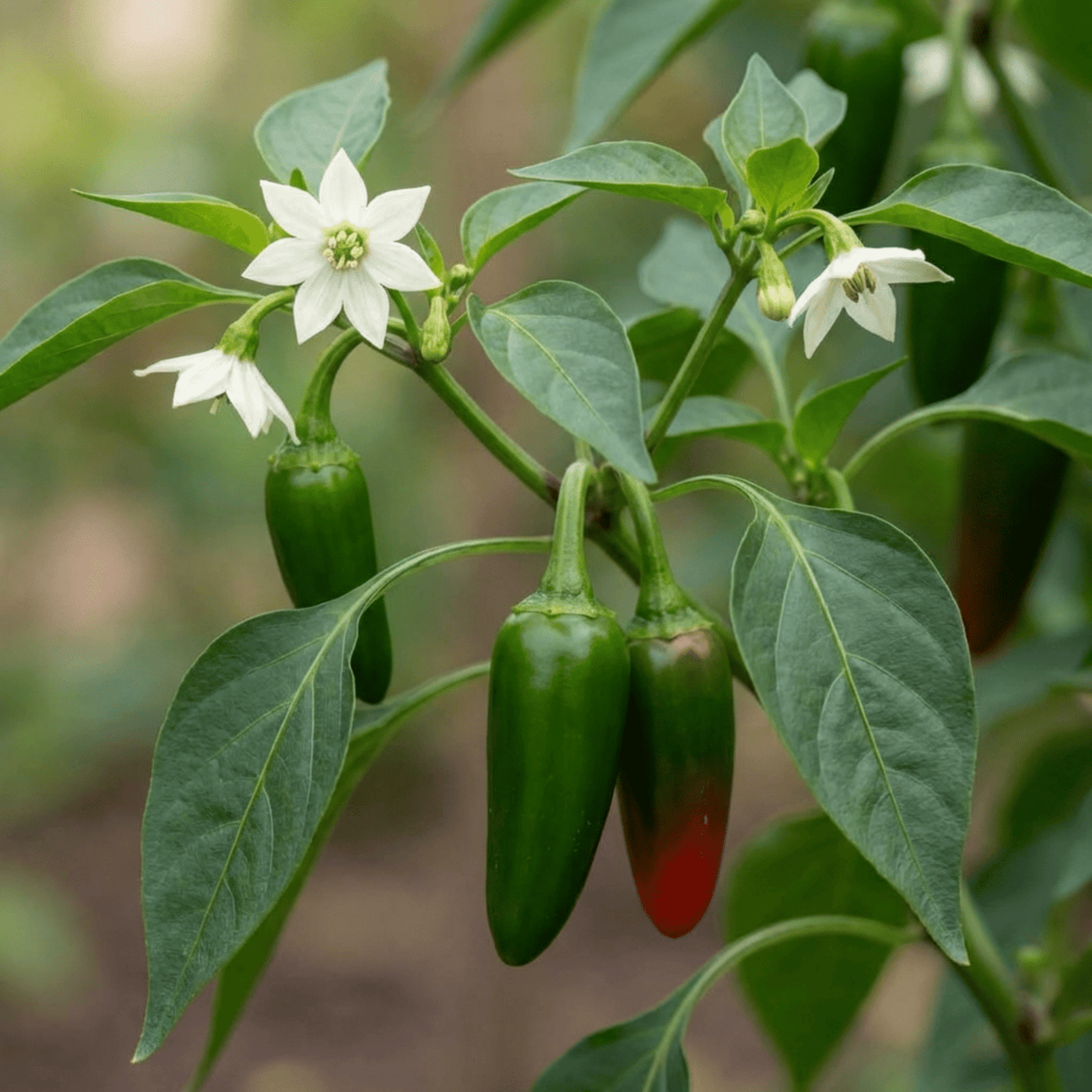 Set of 3 or 6 Large Chilli Pepper Plants - Jalapeno Variety, Ready to Plant in Your Garden - Frankton's