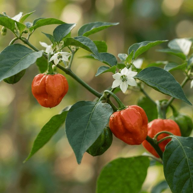 Set of 3 or 6 Large Chilli Pepper Plants - Scotch Bonnet, Ready to Plant in Your Garden - Frankton's