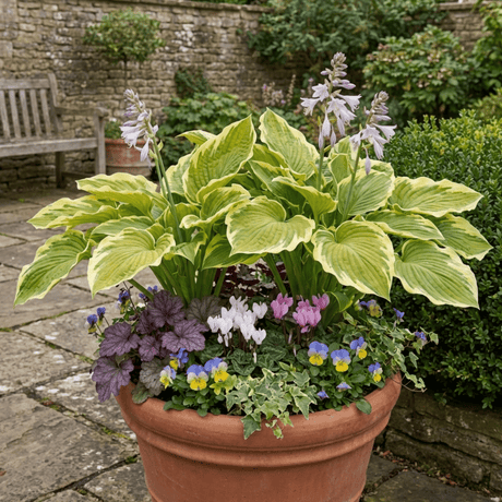 Set of 3 or 6 Large Hosta Plants - Atlantis Plantain Lily, Ready to Plant in Your Garden, 1L - Frankton's