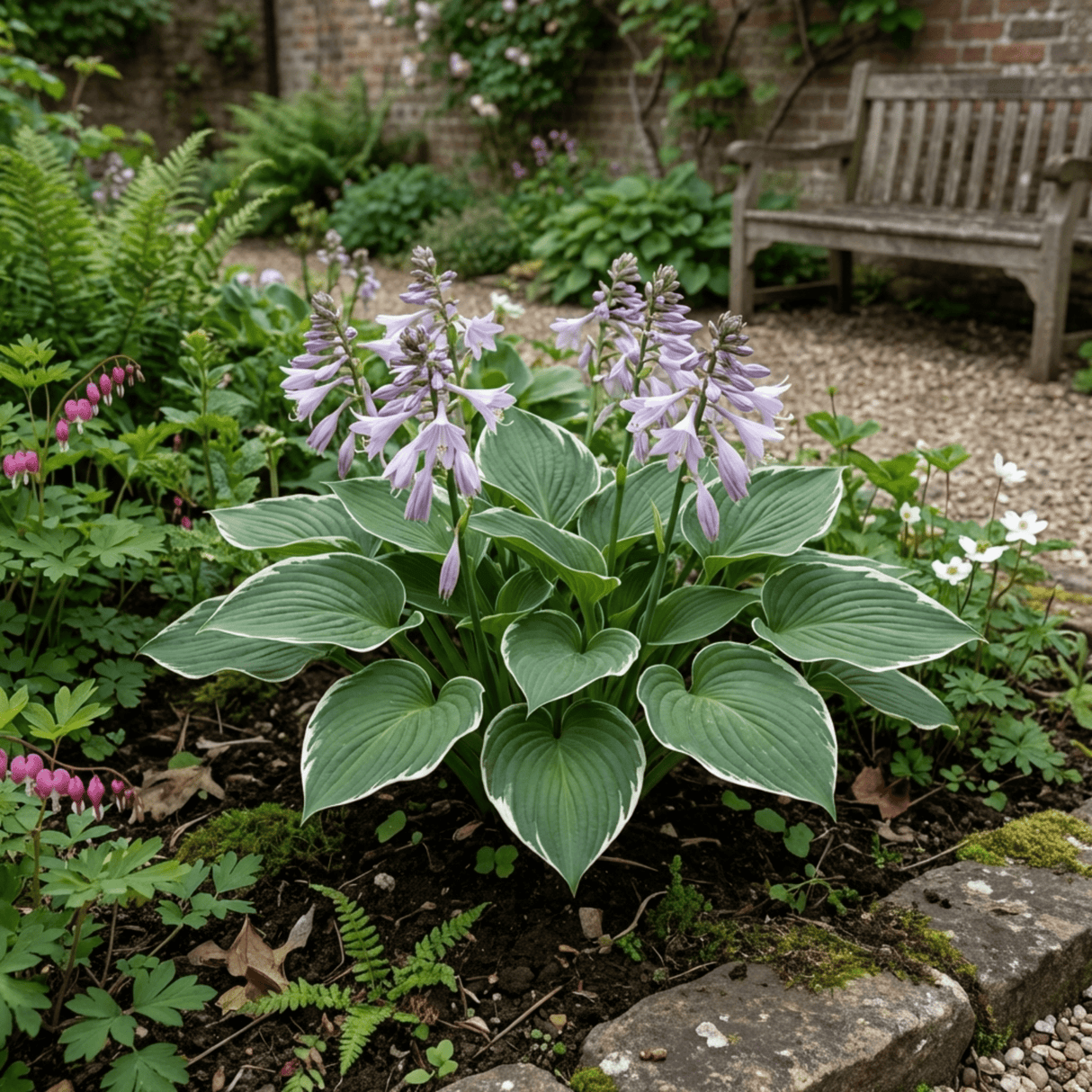 Set of 3 or 6 Large Hosta Plants - Francee Plantain Lily, Ready to Plant in Your Garden, 1L - Frankton's