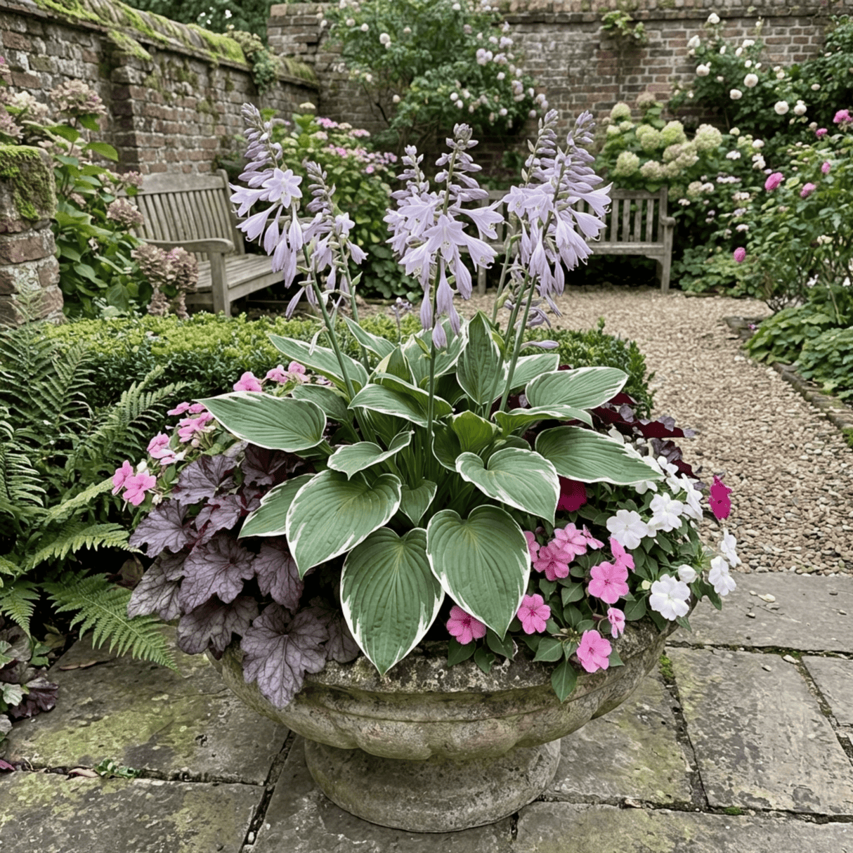 Set of 3 or 6 Large Hosta Plants - Francee Plantain Lily, Ready to Plant in Your Garden, 1L - Frankton's