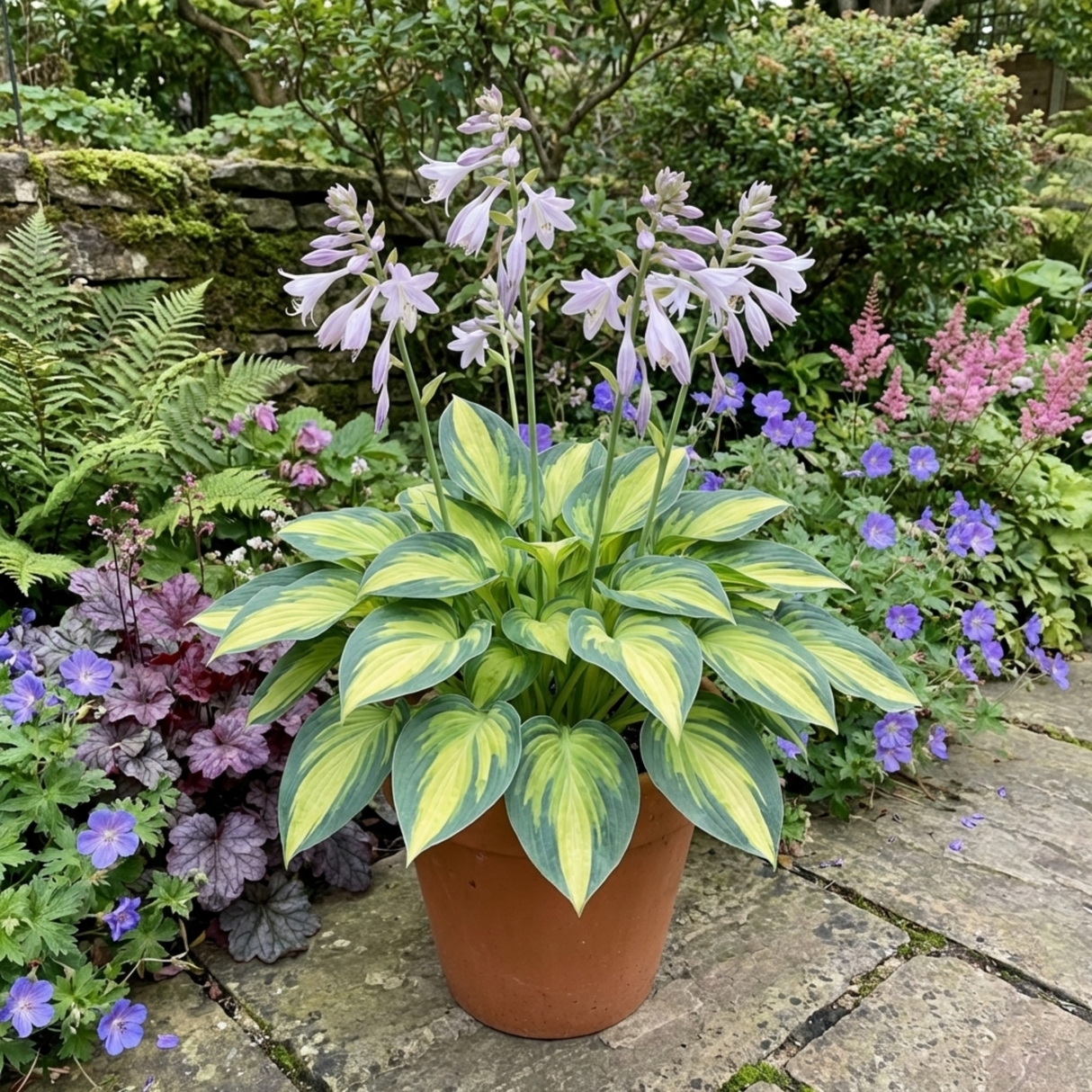 Set of 3 or 6 Large Hosta Plants - Paul's Glory Plantain Lily, Ready to Plant in Your Garden - Frankton's