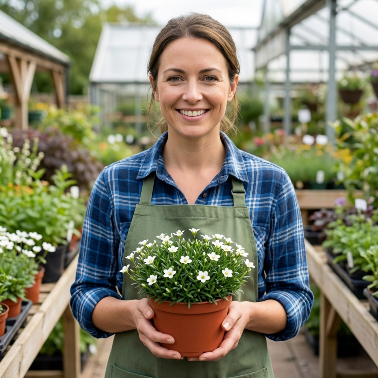 Set of 3 or 6 Large Plants - Arenaria Ronda, Ready to Plant in Your Garden, 1L - Frankton's