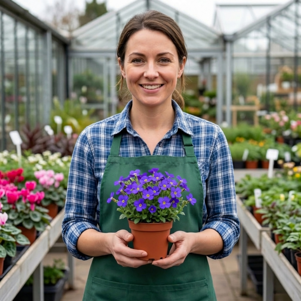 Set of 3 or 6 Large Plants - Aubrieta Kitte Blue, Ready to Plant in Your Garden, 1L - Frankton's