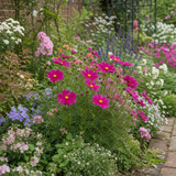 Set of 3 or 6 Large Plants - Cosmos Apollo Carmine, Ready to Plant in Your Garden, Peat-Free - Frankton's