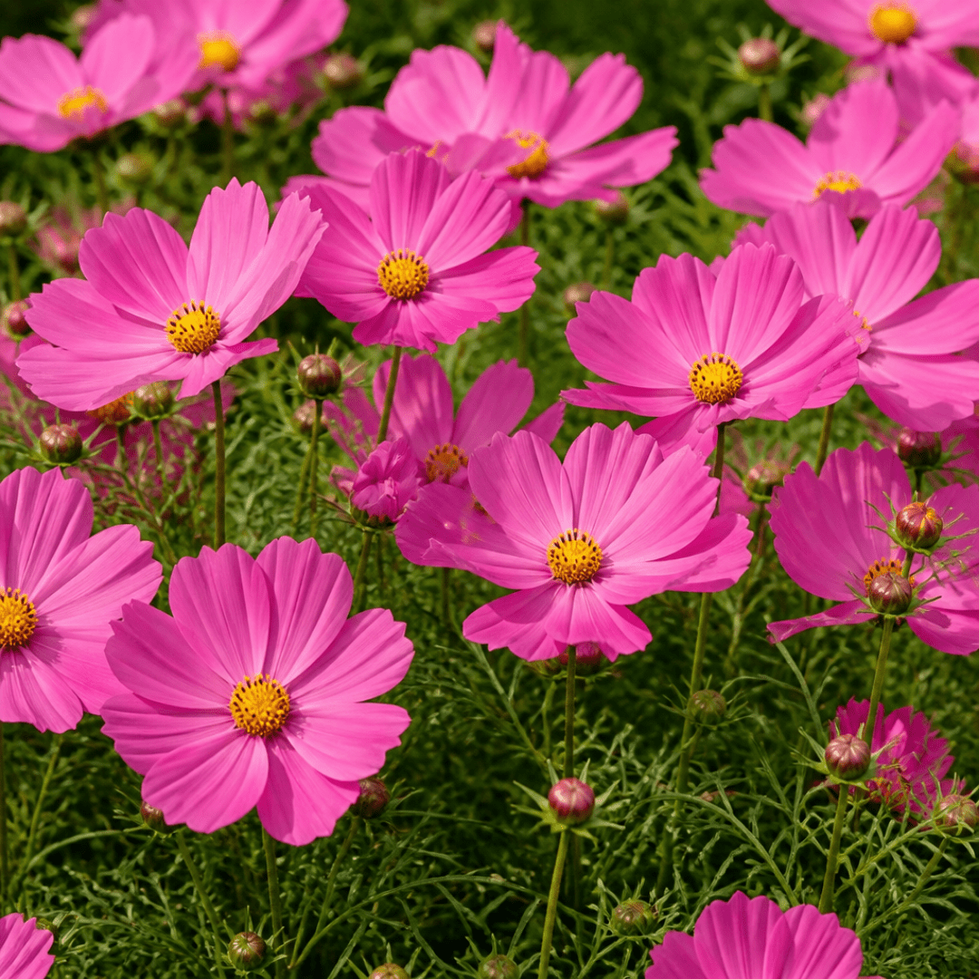 Set of 3 or 6 Large Plants - Cosmos Apollo Pink, Ready to Plant in Your Garden, Peat-Free - Frankton's
