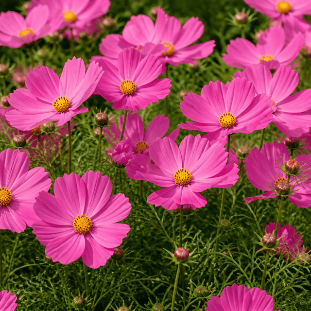Set of 3 or 6 Large Plants - Cosmos Apollo Pink, Ready to Plant in Your Garden, Peat-Free - Frankton's
