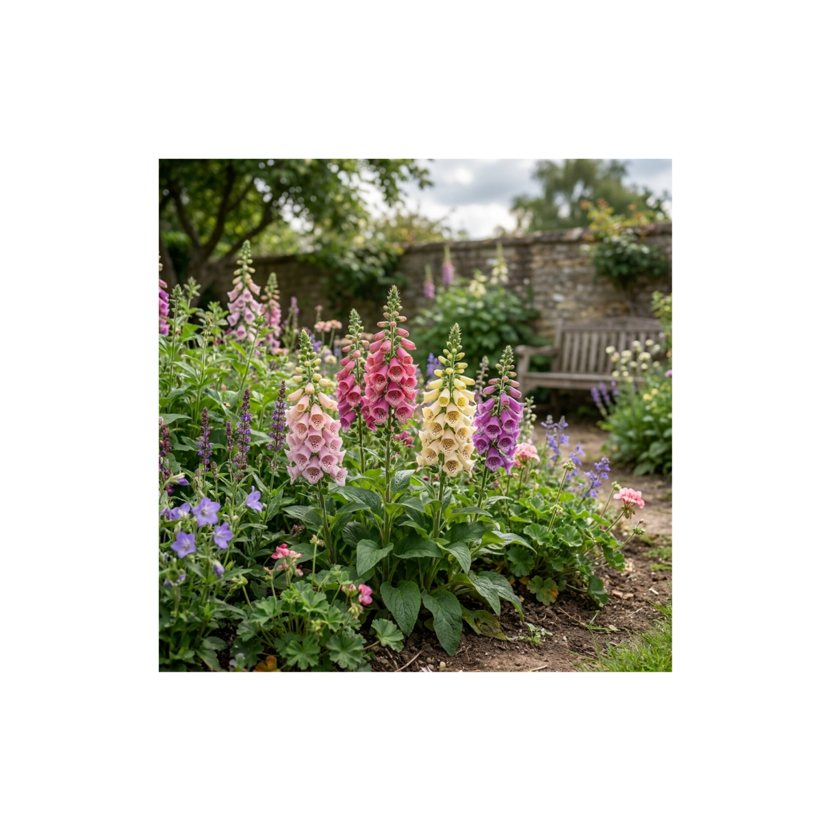 Set of 3 or 6 Large Plants - Foxglove Foxy Mix, Ready to Plant in Your Garden, 1L Rootballs - Frankton's