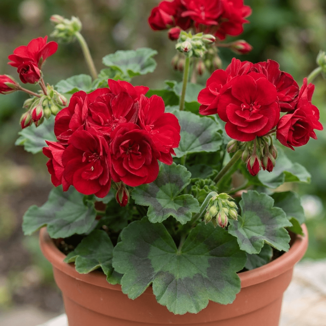 Set of 3 or 6 Large Plants Geranium Calliope Landscape Fire, Ready To Plant In Your Garden - Frankton's