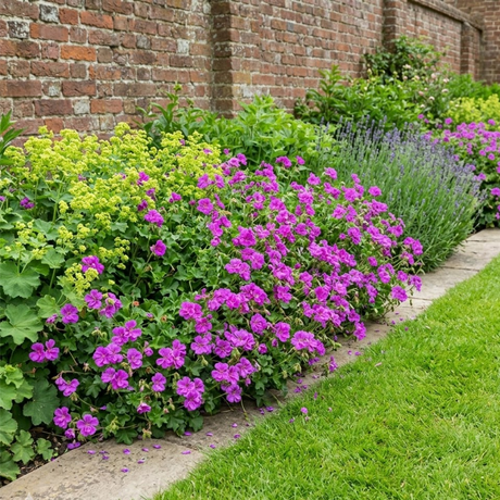 Set of 3 or 6 Large Plants - Geranium Sunflair Amethyst, Ready to Plant in Your Garden - Frankton's