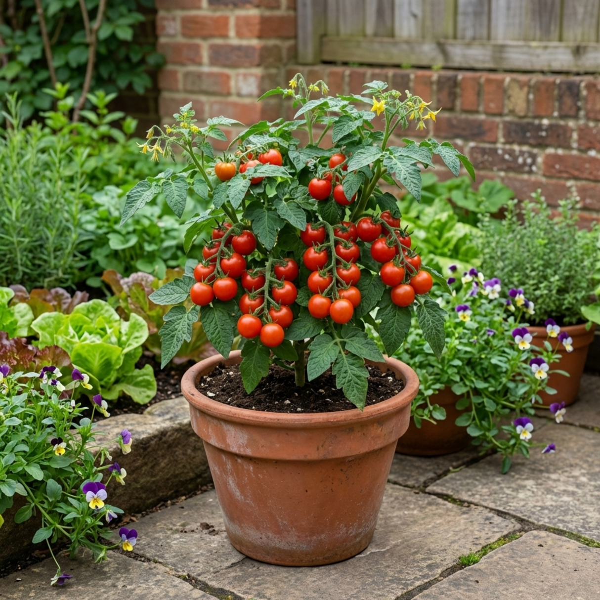 Set of 3 or 6 Large Plants - Growers Selection Cherry Tomato Patio Plants, Garden Ready - Frankton's
