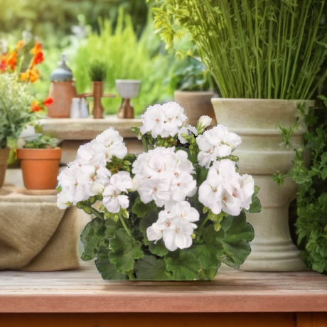 Set of 3 or 6 Large Plants - Pelargonium Toscana Smart Jenny, Ready to Plant in Your Garden - Frankton's