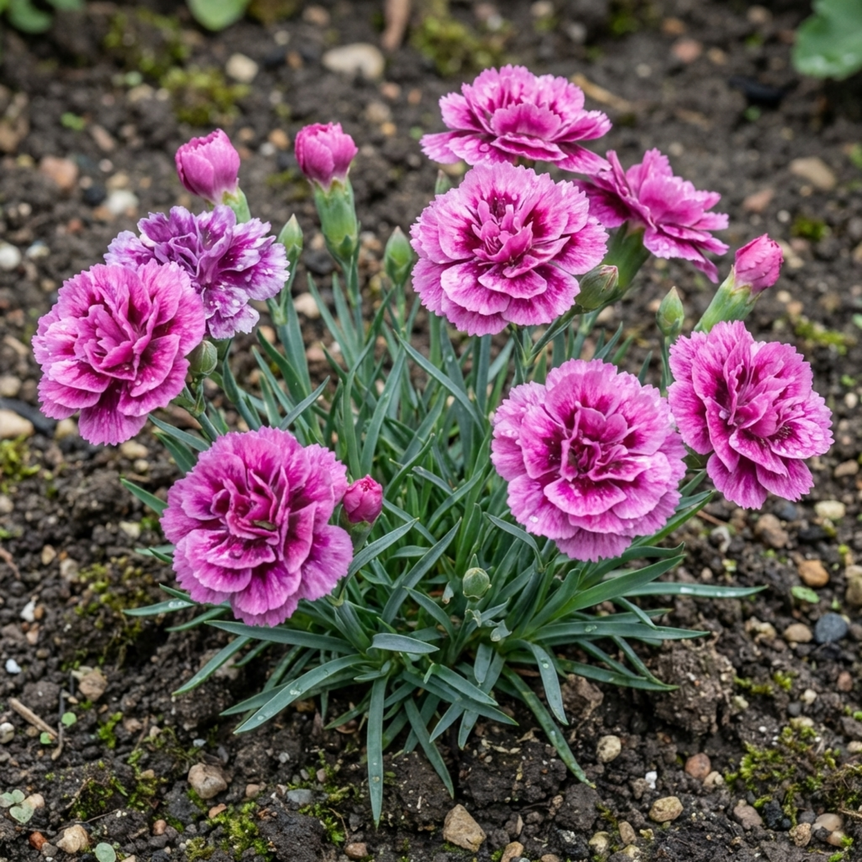 Set of 3 or 6 Large Plants - Pink Purple Carnation, Ready to Plant in Your Garden, 10.5 cm - Frankton's